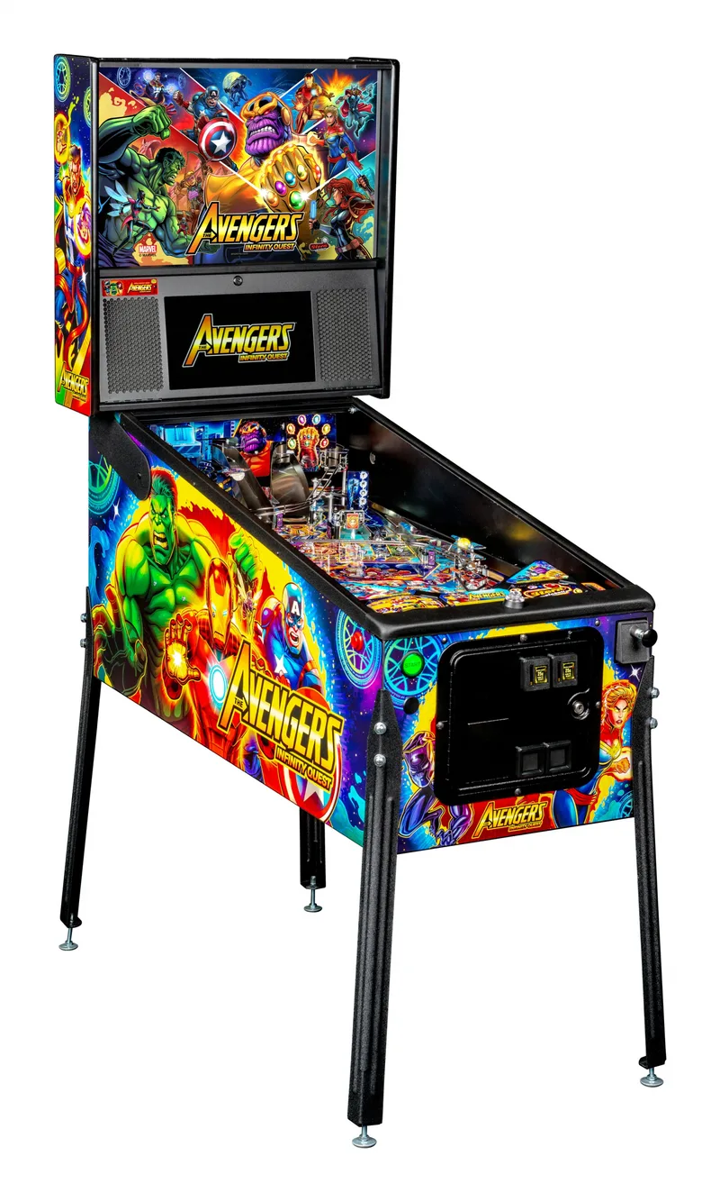 Stern Avengers: Infinity Quest flipperkast - linkerzijde met cabinet art