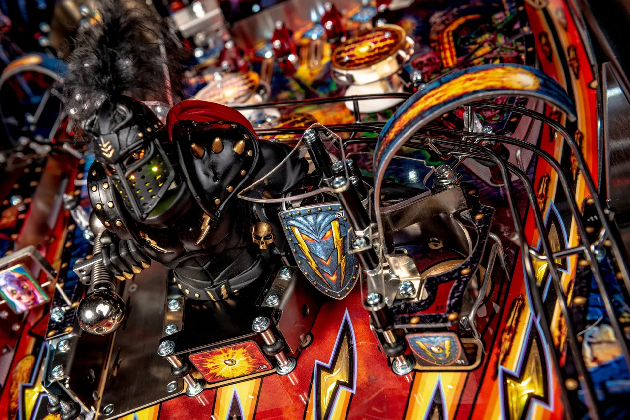Stern Black Knight: Sword of Rage flipperkast te huren - speelveld en backbox