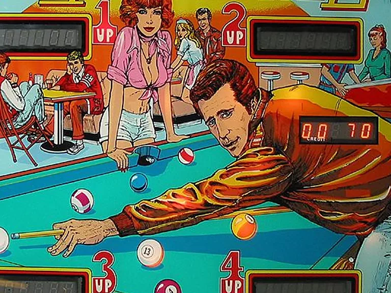 Eight Ball flipperkast - Happy Days backglass met The Fonz