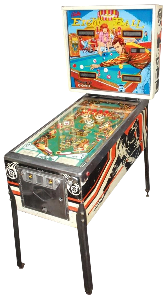 Vrijstaande Eight Ball flipperkast (Bally, 1977)