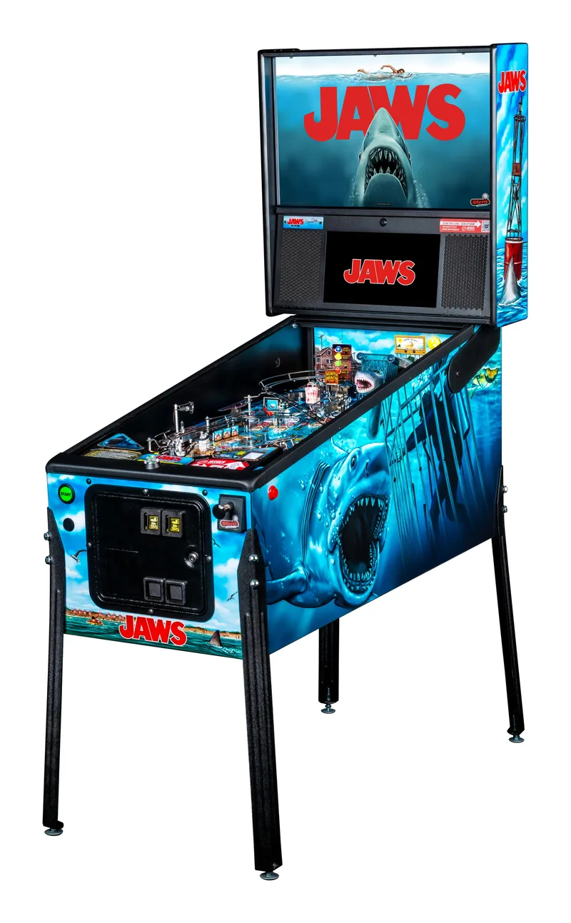 JAWS Pro flipperkast - rechterzijde met cabinet art