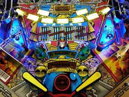 Ultimate Challenge op de Bally Judge Dredd flipperkast