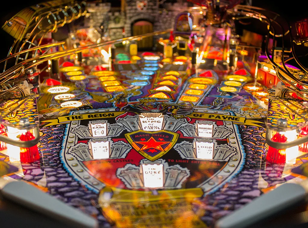 Battle for the Kingdom wizard mode op de Williams Medieval Madness flipperkast