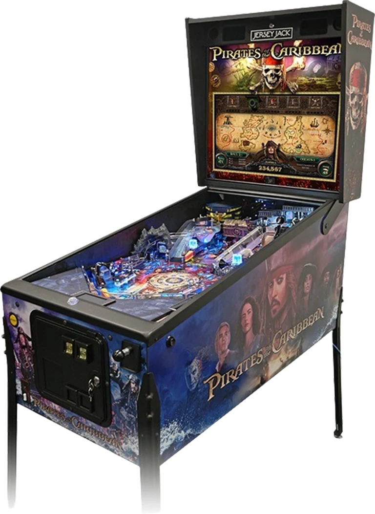 Vrijstaande Jersey Jack Pirates of the Caribbean Limited Edition flipperkast