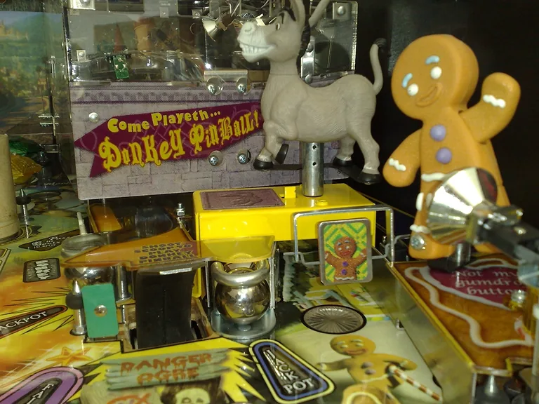 Donkey Multiball op de Stern Shrek flipperkast