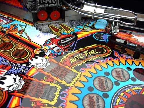 Hoge inzet op de Williams No Fear flipperkast