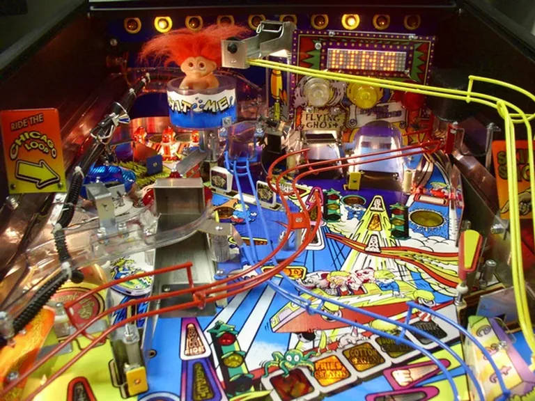 Multiball op de Stern Pinball Rollercoaster Tycoon flipperkast