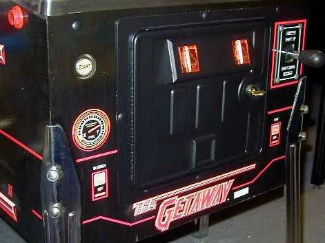 Schakel op op de Williams The Getaway flipperkast