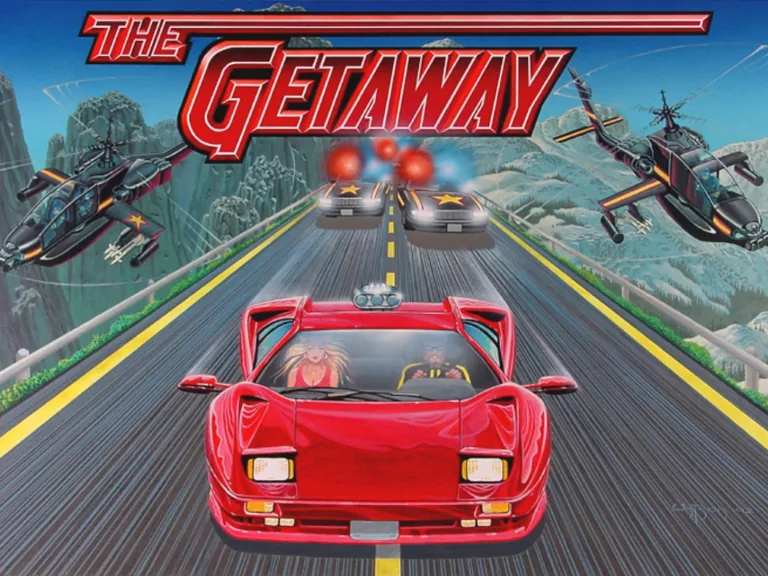 ZZ Top-soundtrack op de Williams The Getaway flipperkast