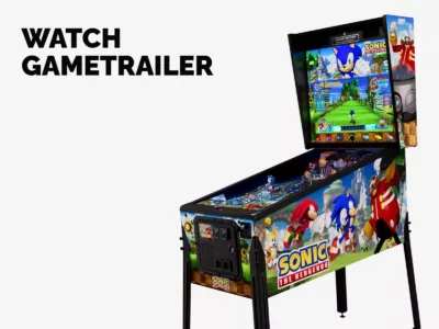 Sonic the Hedgehog flipperkast (2026) – Jersey Jack Pinball